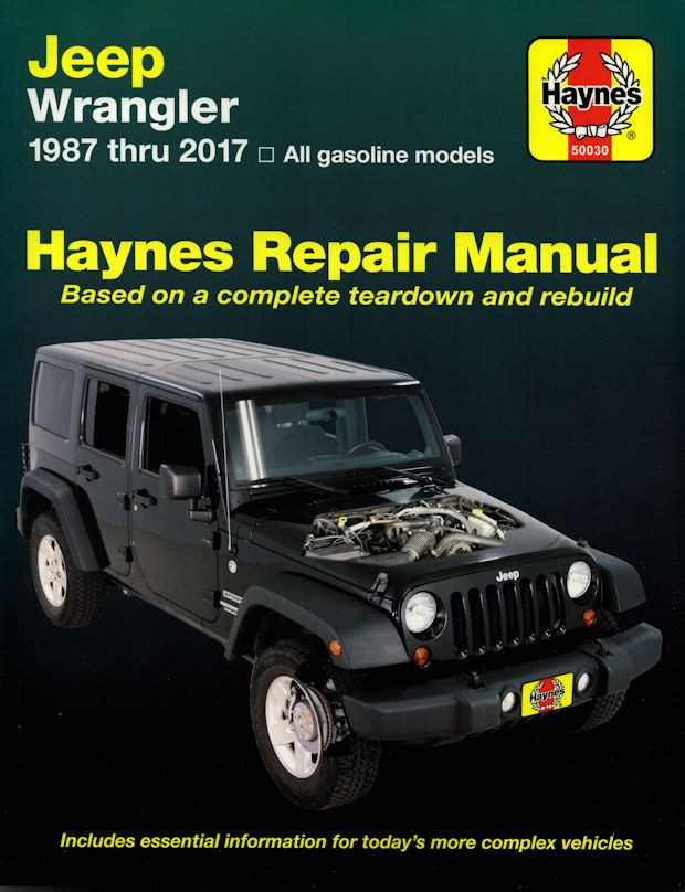 Jeep Wrangler Repair Manual by Chilton 19872011