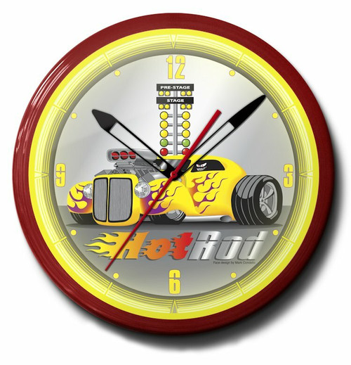 Hot Rod Neon Clocks