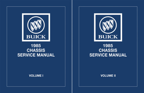 1985 Buick and Grand National Service Manual Set - All Models