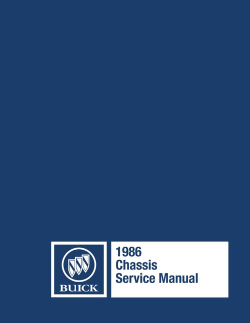 1986 Buick and Grand National Service Manual Set - All Models