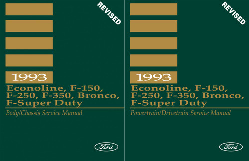 1993 Ford F-150 - F-350 Truck, Econoline, Bronco Service Manual