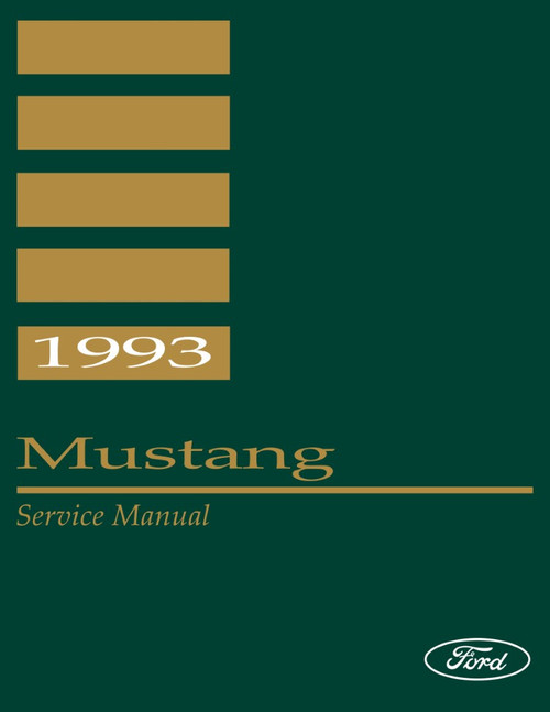 1993 Ford Mustang Service Manual