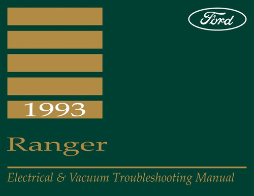 1993 Ford Ranger Electrical and Vacuum Troubleshooting Manual