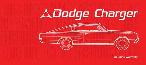 1967 Dodge Charger Owner's Manual - COLOR