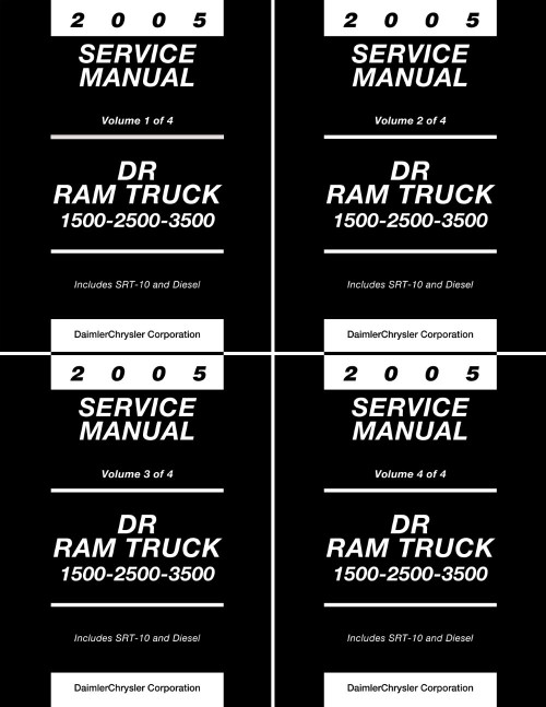 2005 Dodge Ram Truck 1500, 2500, 3500 Service Manual - Image 1