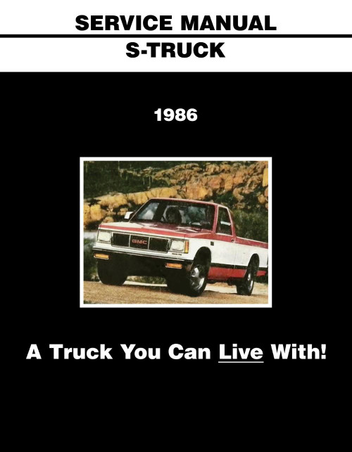 1986 GMC S-15 Truck & Jimmy Service Manual - Image 1