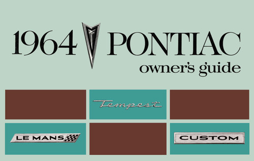 1964 Pontiac GTO, Tempest, & LeMans Owner's Manual - Gallery Image 1