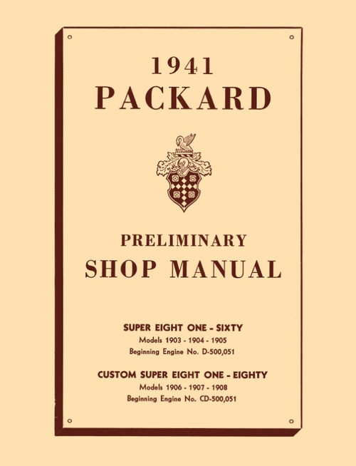 1941 Packard Preliminary Shop Manual