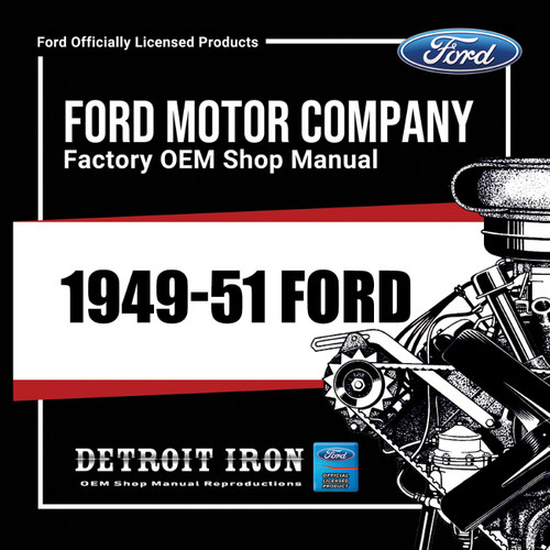 1949-1951 Ford Shop Manuals & Parts Books Kit