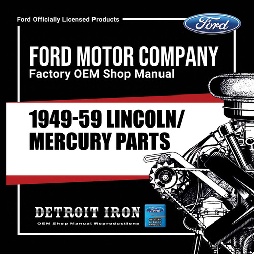 1949-1959 Lincoln / Mercury Parts Manuals (Only) Kit