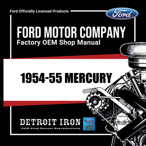 1954-1955 Mercury Shop Manuals, Sales Literature & Parts Books Kit