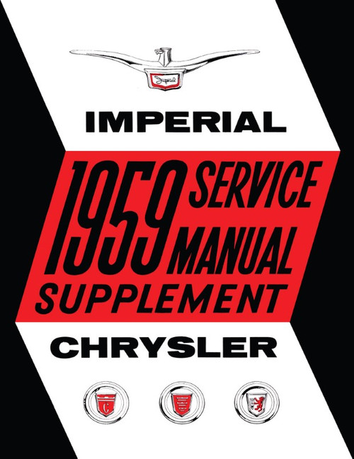 1959 Chrysler & Imperial Shop Manual Supplement