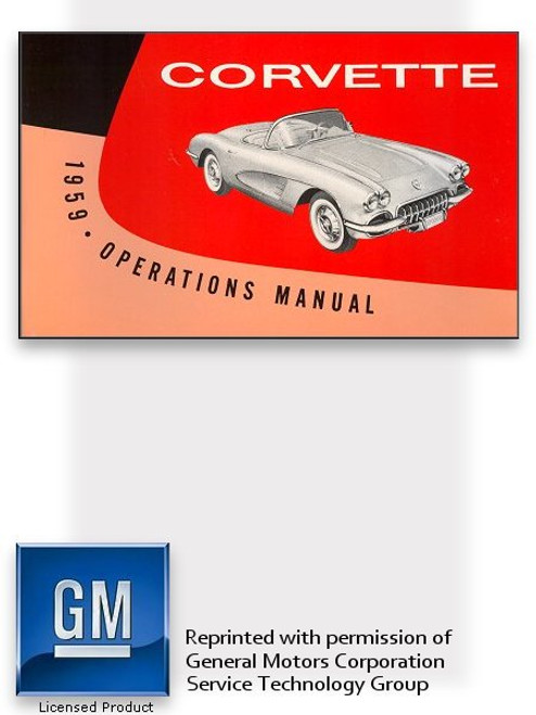 1959 Chevrolet Corvette Owner's Manual