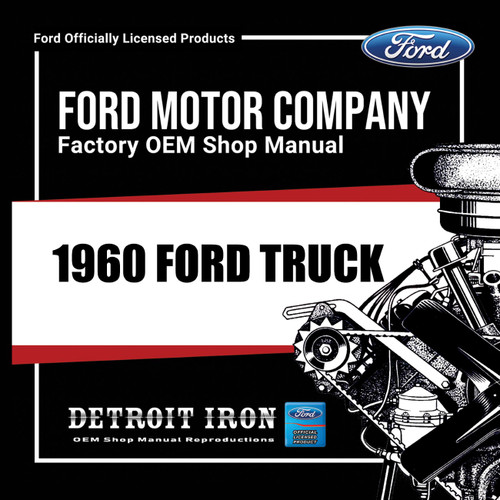 1960 Ford Truck Shop Manual & Parts Books Kit