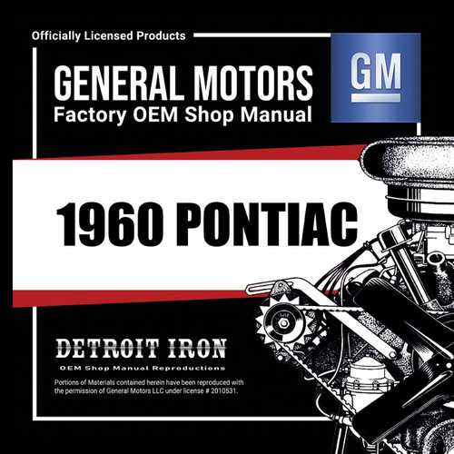 1960 Pontiac Shop Manuals, Sales Data & Parts Books Kit