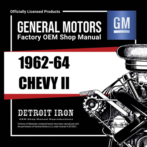 1962-1964 ChevyII Shop Manuals, Sales Data & Parts Books Kit