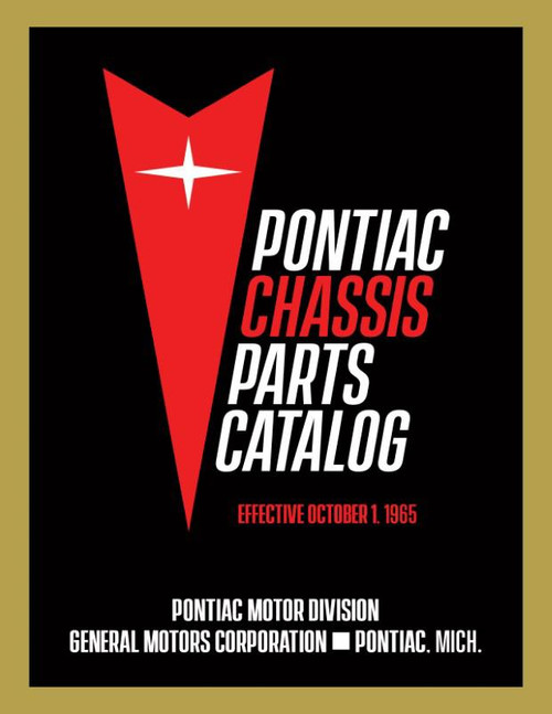 1963-1966 Pontiac Chassis & Body Parts Catalogs