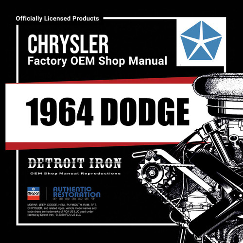 1964 Dodge Shop Manuals & Sales Data Kit
