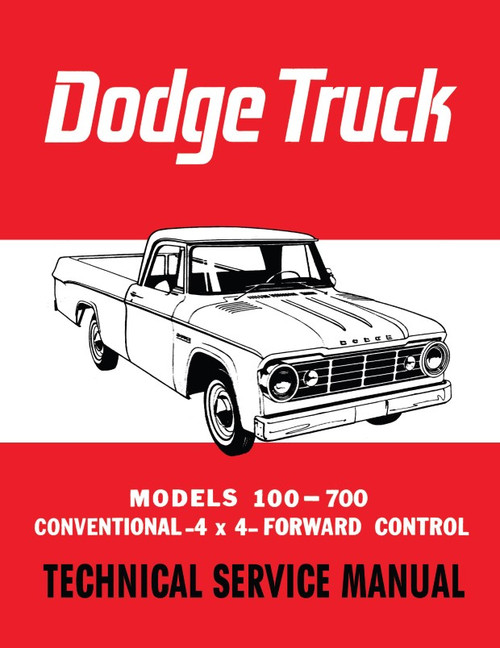 1965 Dodge Truck 100-700 Shop Manual