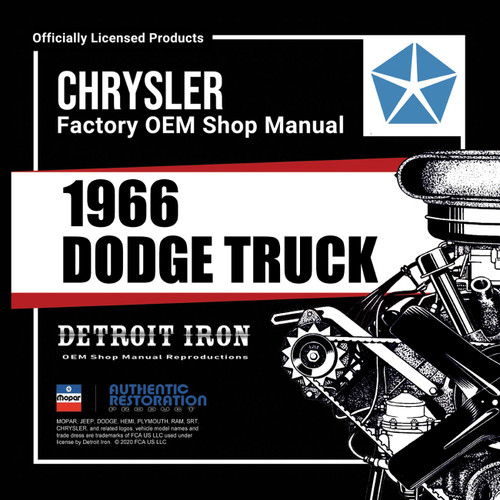 1966 Dodge Truck Shop Manual Kit