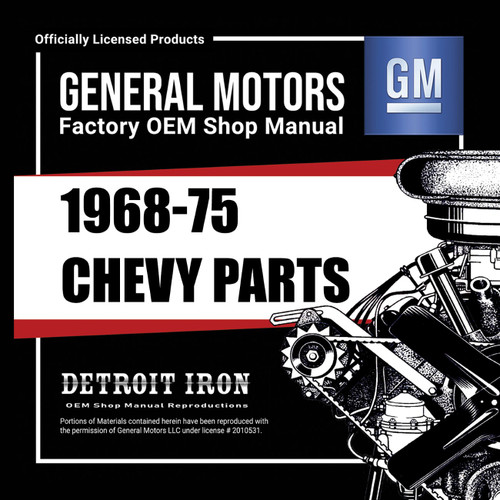 1968-1975 Chevrolet Parts Manuals (Only) Kit