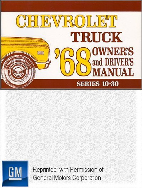 1968 Chevrolet Series 10-30 Truck Owner's Manual