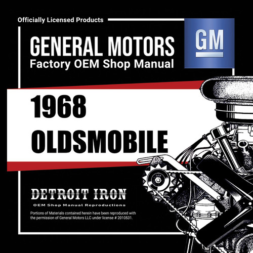 1968 Oldsmobile Shop Manuals, Sales Data & Parts Books Kit