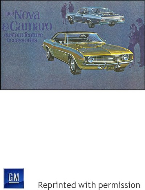 1969 Nova, Camaro Custom Feature Accessories Brochure