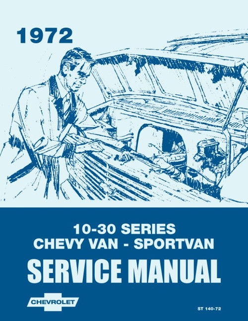 1972 Chevrolet Van Sportvan Service Manual