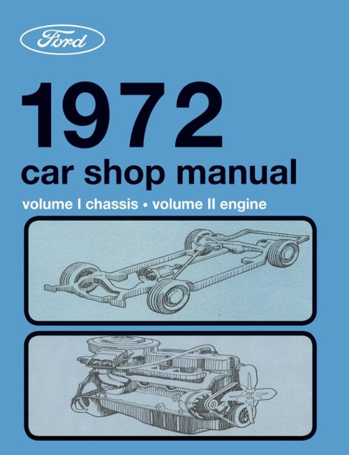 1972 Ford, Lincoln, Mercury Factory Shop Manual - 5 Volumes