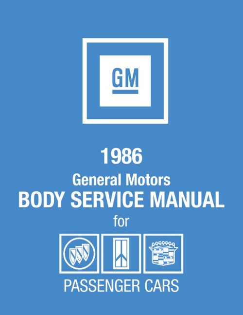 1986 Fisher Body Service Manual