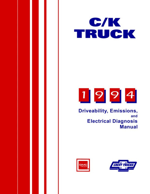 1994 Chevy GMC C-K Truck Emissions & Electric Diagnosis Manual