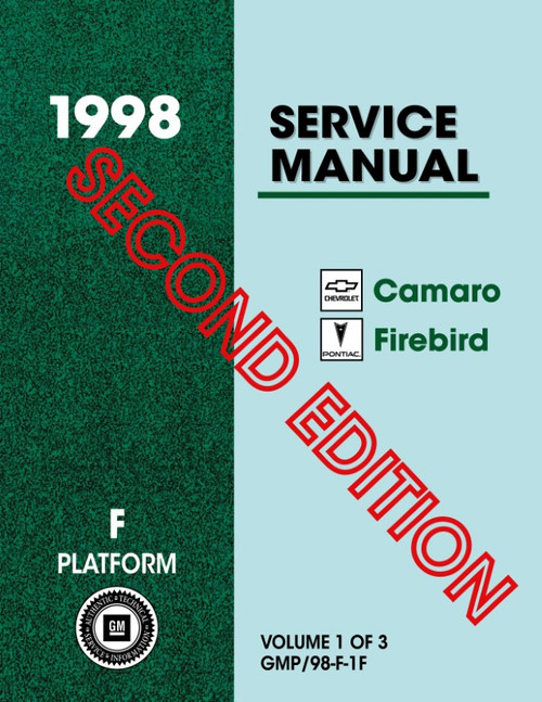 1998 Camaro Firebird Service Manual 3 Vol Set