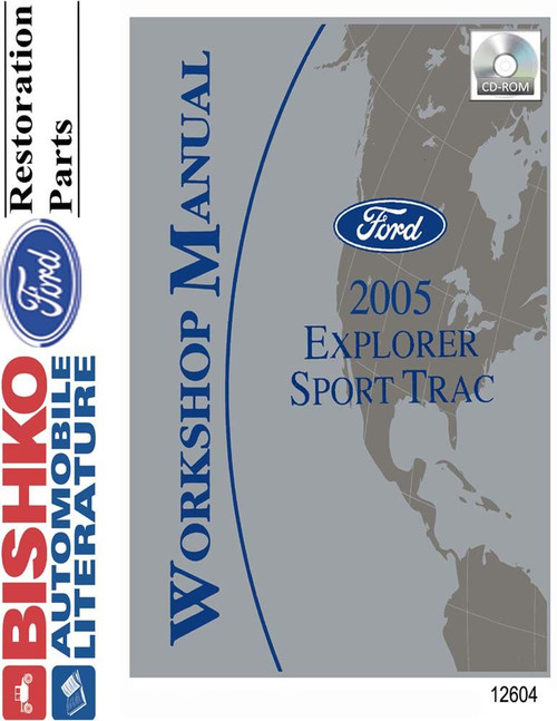 2005 Ford Explorer Sport Trac OEM Service Manual on CD-ROM