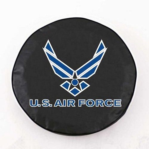 U.S. Air Force Tire Cover, Size C - 31.25 inches, Black