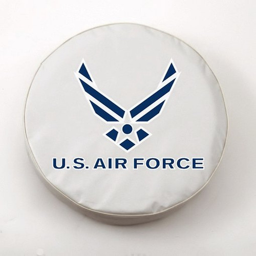 U.S. Air Force Tire Cover, Size H2 - 35 inches, White