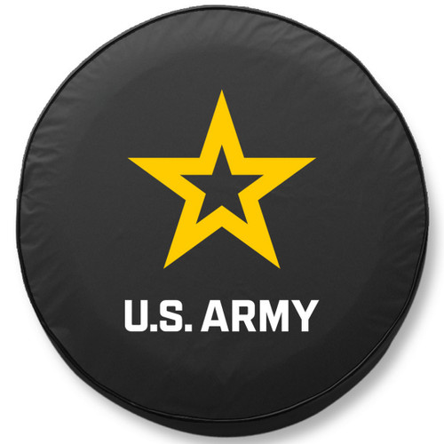 U.S. Army Tire Cover, Size F - 29 inches, Black - Image 1