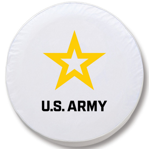 U.S. Army Tire Cover, Size Y - 32.25 inches, White - Image 1