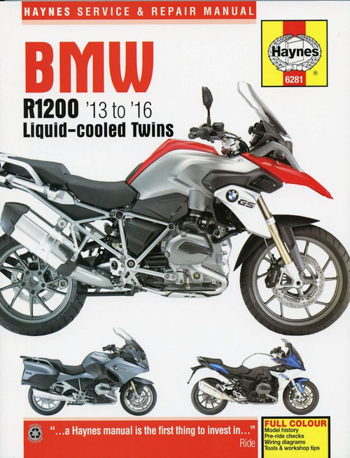 BMW R1200GS/ST/RT, R1200R/S Repair Manual by Haynes - 2004-2009