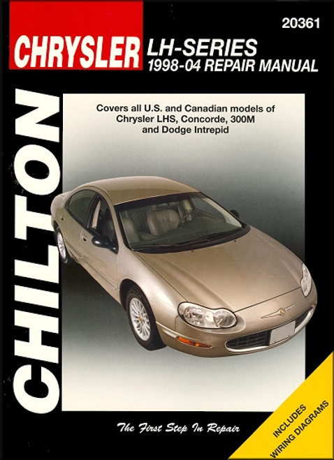 Chrysler LHS, Concorde, 300M, Dodge Intrepid Repair Manual 1998-2004