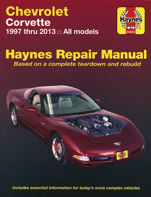 Chevrolet Corvette Repair Manual: 1997-2013