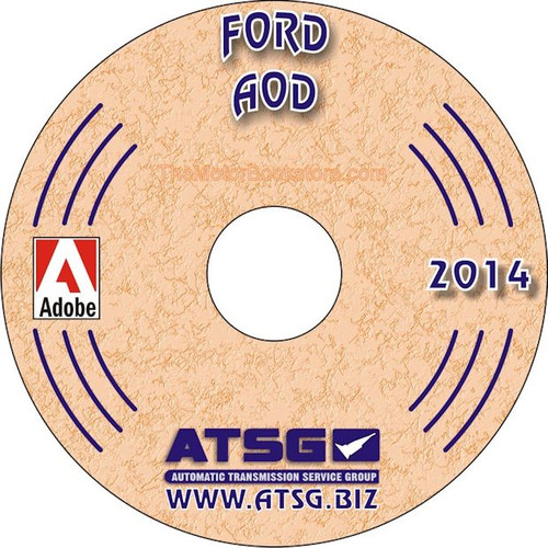 Ford AOD Transmission Rebuild Manual on CD 1981-1991