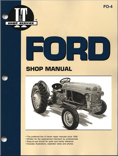 Ford 1100 Tractor Service & Operators Manual Set – 1032 Pages (Reprint)