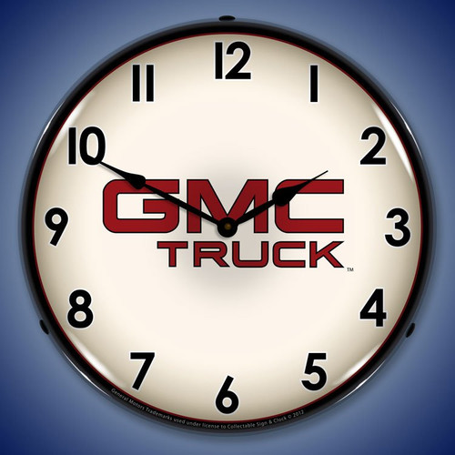GMC Trucks Wall Clock, LED Lighted