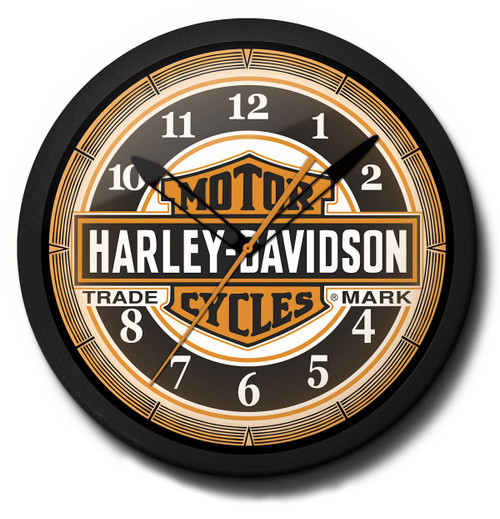 Harley-Davidson Neon Clock: High Quality, 20 Inch