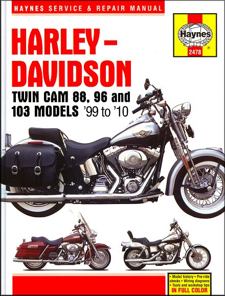 Harley Twin Cam 88/96/103, Road King Repair Manual 1999-2010