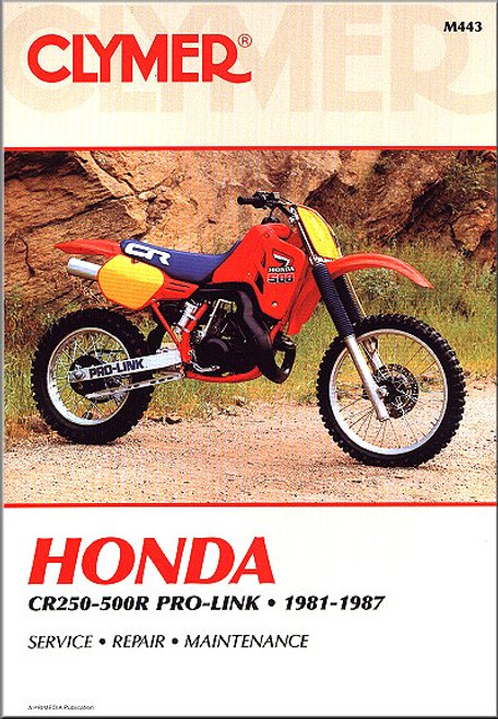 Honda CR250R, CR450R, CR480R, CR500R Pro-Link Repair Manual 1981-1987