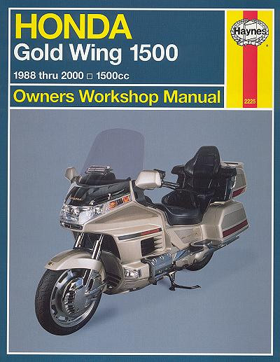 Honda Gold Wing GL1500 Repair Manual 1988-2000 - Haynes 2225