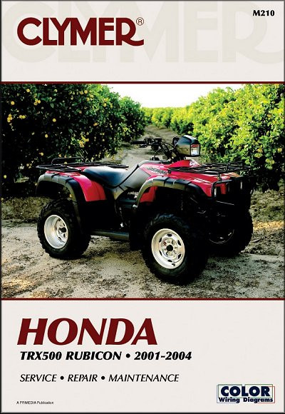 Honda TRX500 Rubicon Repair Manual 2001-2004 - Clymer