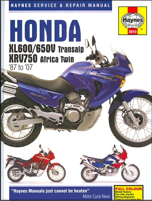 Honda CRF1000L Africa Twin Repair Manual: 2016-2019